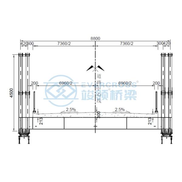 Structural Integrity GWD Type Modular Steel Bridge With Flexibility And Adaptability