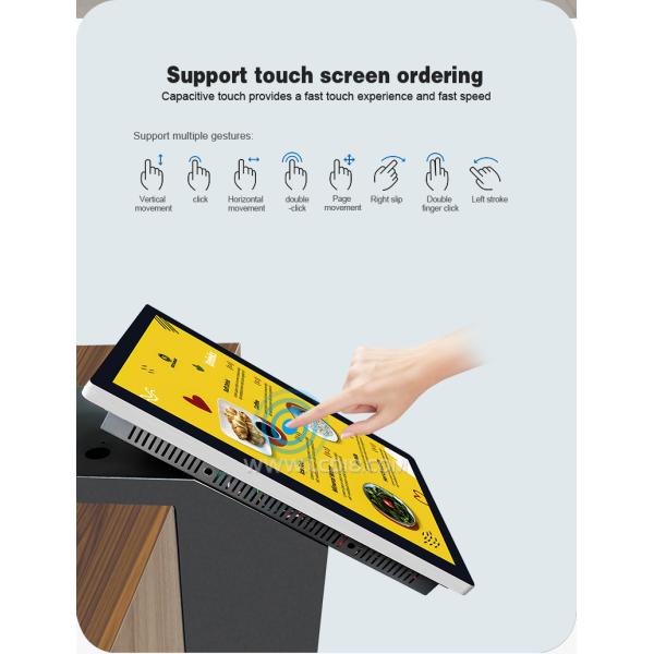 Standalone OS 15.6 inch Wall Mount Self Service Touch Screen Payment Machine with Scanner for QR code/Bar code/IC card