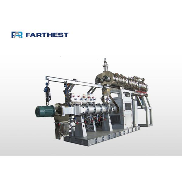 Customizable Output Pellet Line Twin Screw Floating Fish Feed Extruder Machine