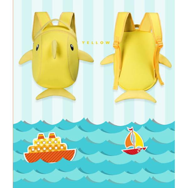 Cute Dolphin Boys Kid School Backpack Customized with Lunch Bag
