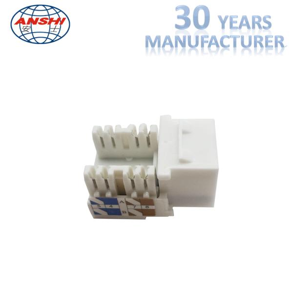 CAT6 RJ45 Keystone Jack With Dust Cover
