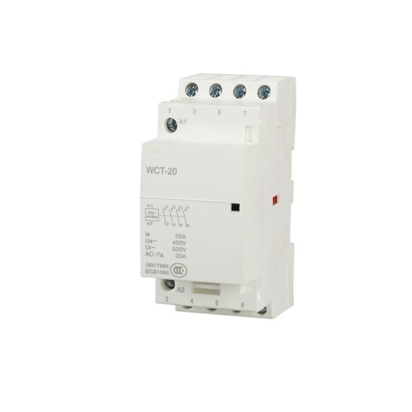 Manual Electric AC 400VAC 63A 2 Pole 3 Pole Modular Contactor