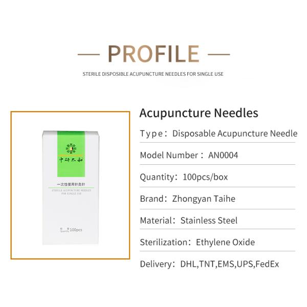 Body Improving Sterile Acupuncture Needles Copper Acupuncture Needle