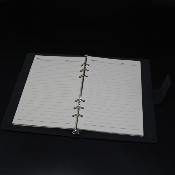 80 Sheets Ring Bound Organizer , Refillable Notebook Binder Customized Design