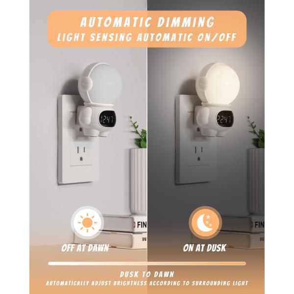 Rechargeable LED Astronaut Night Light Spaceman Model Multi-Speed Dimming Remote Control Modern Timer Small Plug-In Kids' Living