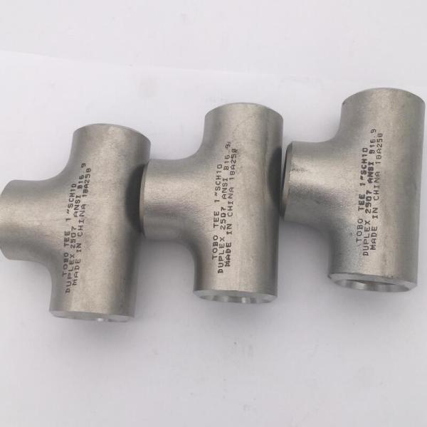 Super Duplex Equal Tee 1" Sch10 BW Butt Welding Pipe