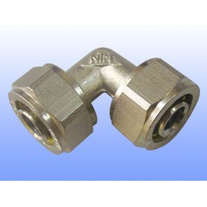 Quality compression brass fitting equal elbow for PEX-AL-PEX for sale