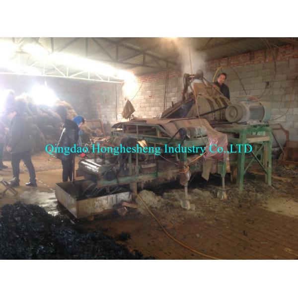 Unvulcanized Uncured Green Scrap Rubber Steel Separator 15CM 17CM Automatic