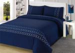 100% Cotton Embroidered Modern Bedding Sets 4Pcs Double Size Bedding Sets