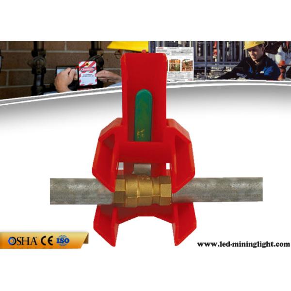 Adjustable Ball Valve Lockout Tough PP Material Suit 58 Mm - 50 Mm Pipe