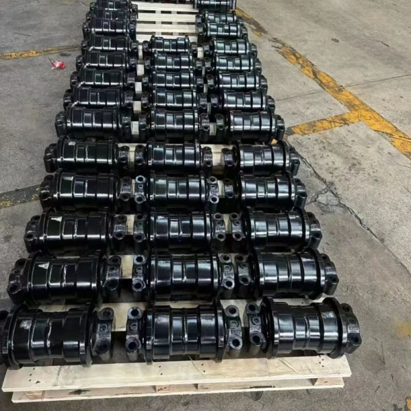E320 E320D Excavator Bottom Roller Track Support Roller Forging Black Yellow