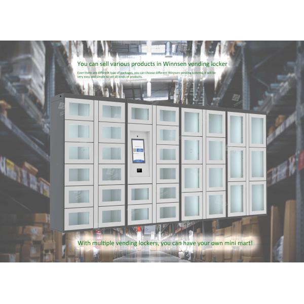 Self Service Vending Locker Machine 240V For Fresh Vegetable Camera Option
