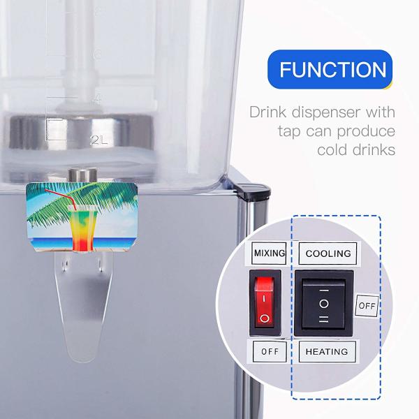 High Capacity Commercial Beverage Dispenser , Automatic Juice Machine