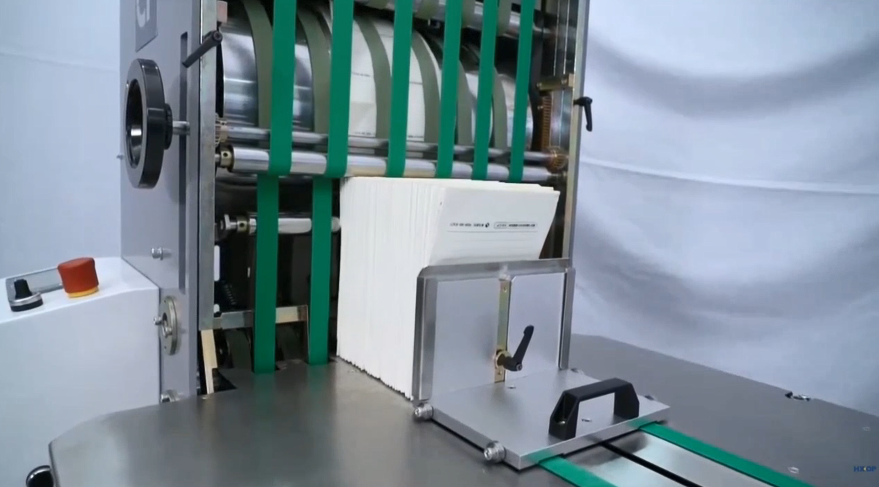 Vertical Press Stacker Delivery System Multiple Ups Delicate Paper Processing