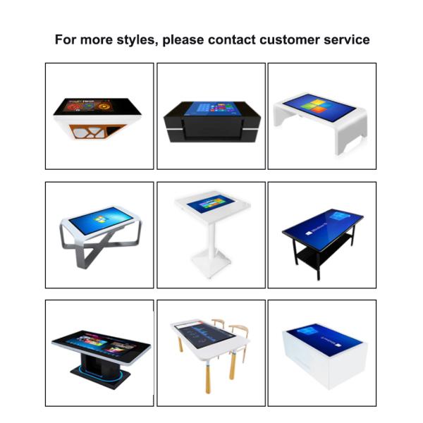 Object Recognition Restaurants Smart Digital Interactive Price Multi Touch Screen Coffee Shop Dining Table For education
