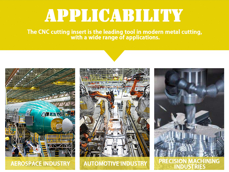 High Precision 11° Angle Carbide CNC Insert with Durability for CNC Machining Centers