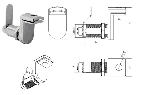 Zinc Alloy Hasp Lock Lever for Padlock Zinc Alloy Hasp Lock Lever for Padlock