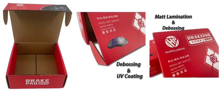 Customizable Brake Pad Packaging Options Ensuring Secure Handling and Long Term Protection for Automotive Brake Components
