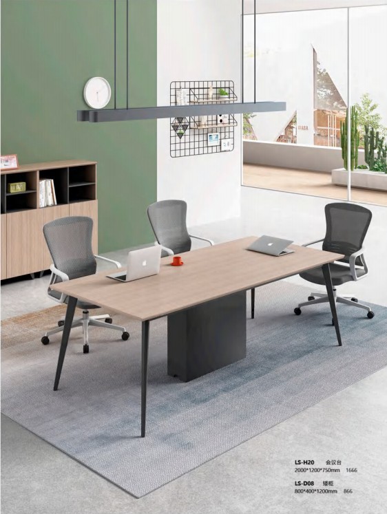 Long Double Office Desk , Shared Dual Workstation Extra Large Sturdy Computer Desk