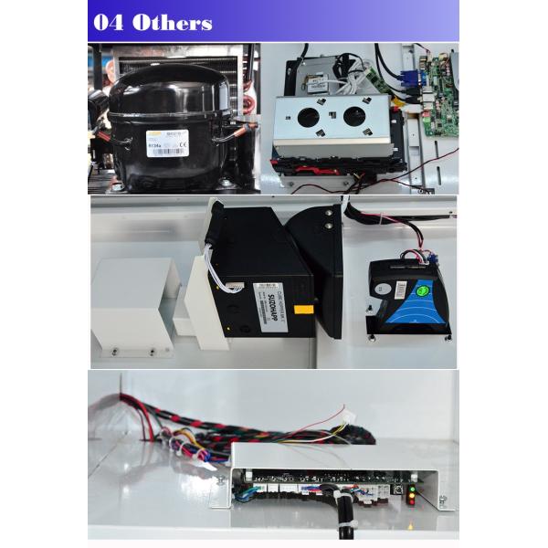 49 Inch Big Touch Screen Automatic Vending Snack Machines