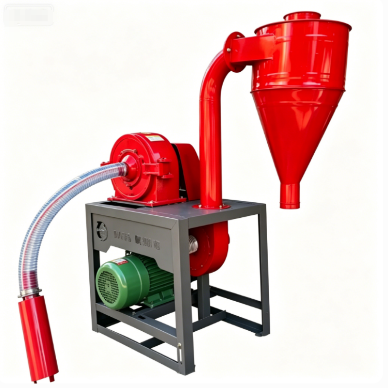 Self Priming Crusher Grinder Automatic Feeding Efficient Grinding Feed Processing Equipment