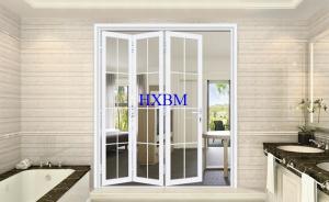 Quality Double Tempered Glazing External Folding Doors With Sound Insulation And Heat Insulation for sale