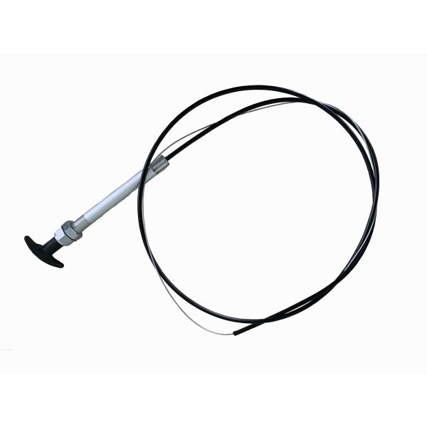 IATF16949 1500MM Mechanical Control Cable With Black Twist Lock T-Handle