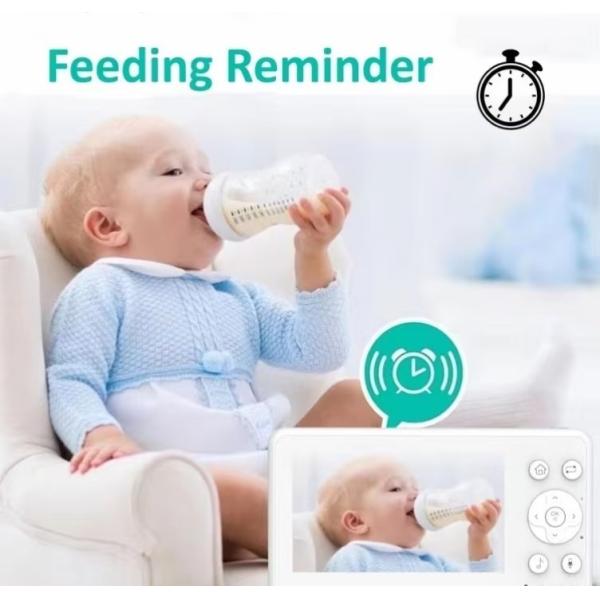 4.3 Inch 2 Way Baby Monitor Audio PTZ Camera Lullabies Digital Wireless Baby Foon