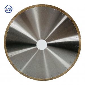 Quality 350mm Laser Welding Diamond Saw Blade for Marble Ceramic Ti-Coated Edge Height 0.315in for sale