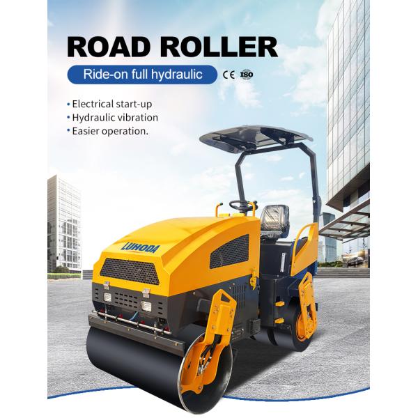 3.5 Ton Hydraulic Road Roller Compactor Machine Vibrating Two Wheel Road Roller