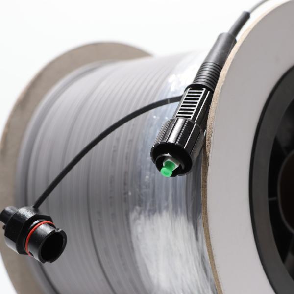 SC APC FTTH Pre Connectorized Drop Cable Pigtail G657A1 IP68