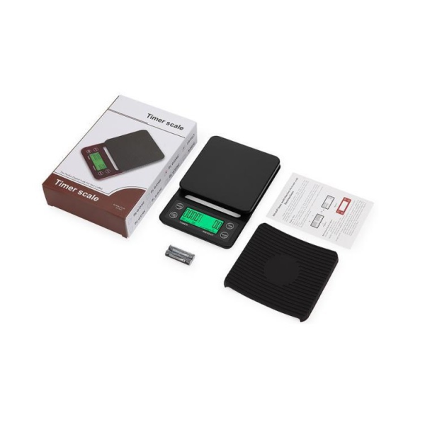 Multifunctional electronic coffee scale 5kg/0.1g 3kg/0.1g Timer Scale Black Coffe