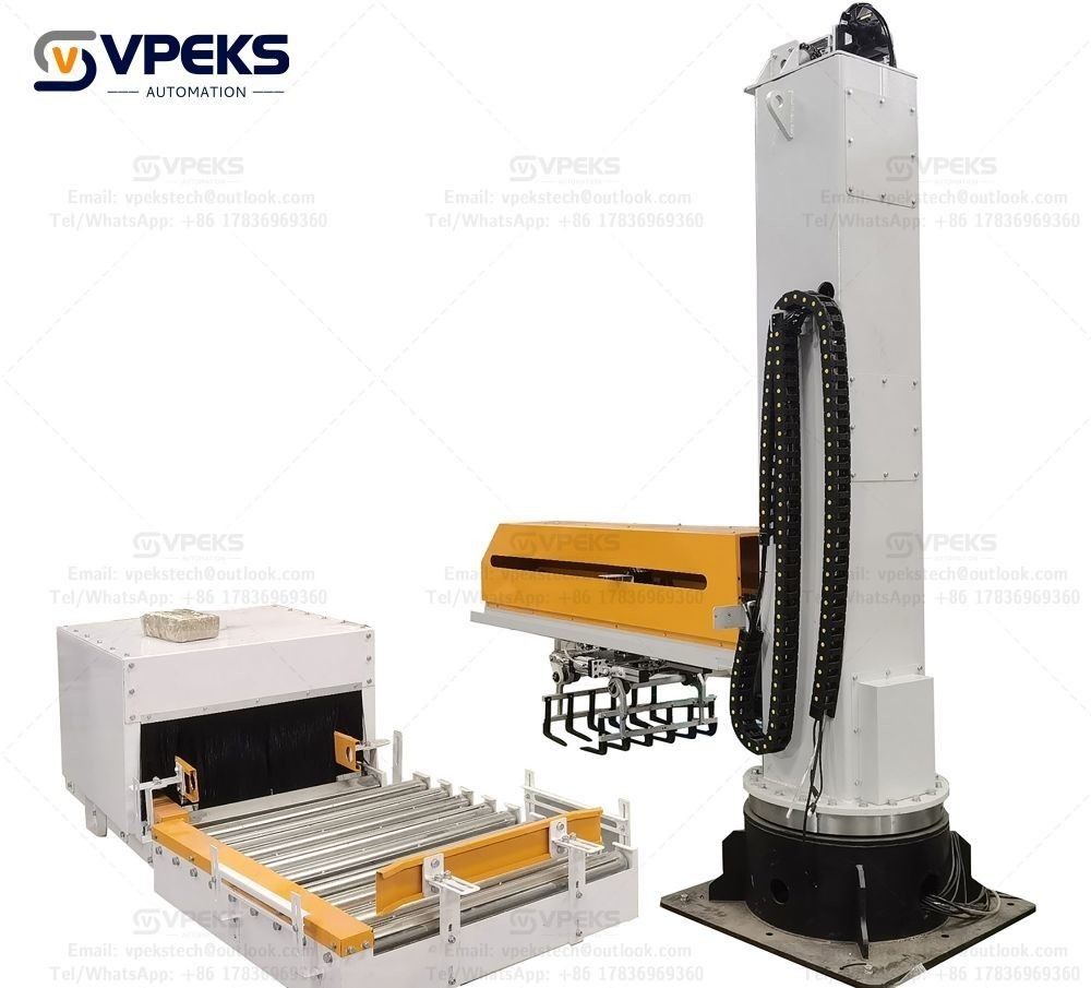 Quality Drum Automatic Palletizer Machine With ABB Pallet Robot for sale
