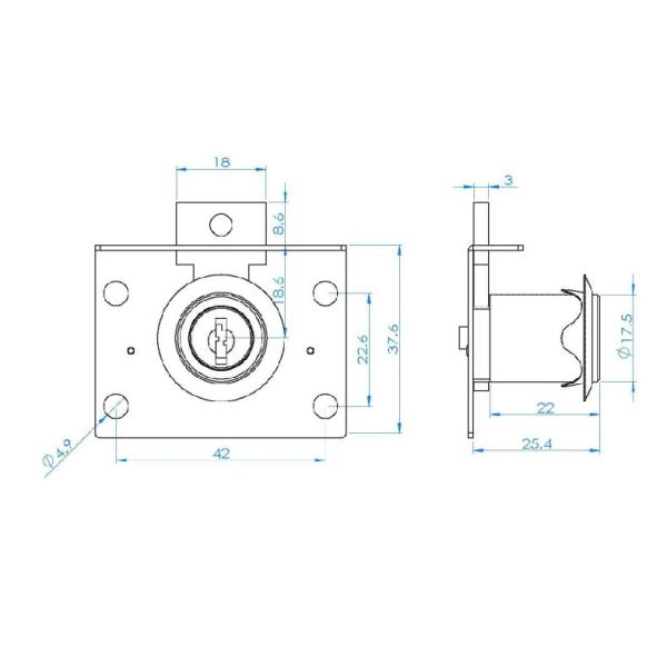 High Quality Drawer Locks for Furniture