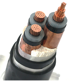 3×300MM2 Copper Armored 3C Medium Voltage Power Cable Class 2 Conductor