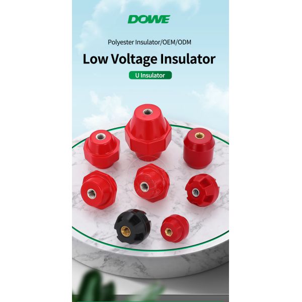 U Series Busbar Insulator Mar-Bal Low voltage U red type polymer electrical insulator Low-Voltage Insulators