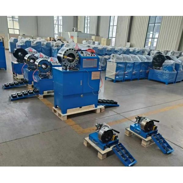 6-51mm Dual Functionality Hydraulic Hose Crimping Machine with Robust Construction and Hose Skiving Capability