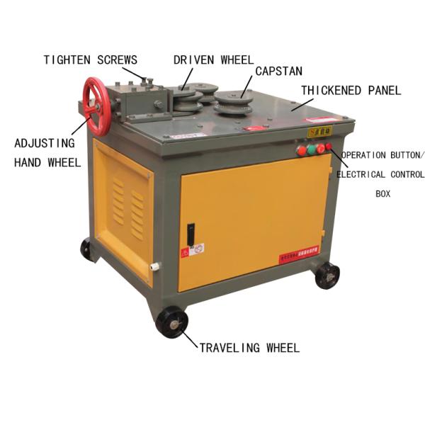 Automation Beading Machine Semi-automatic Circular Arc Bending and Round Bar Shaping