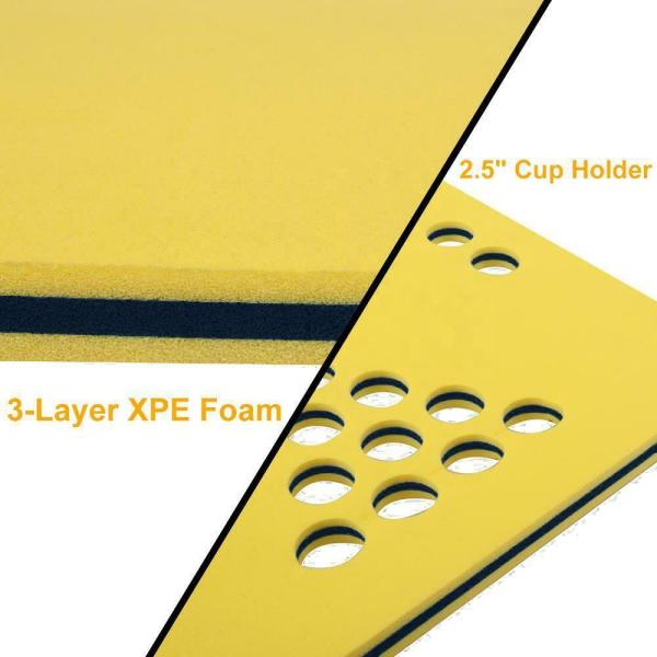 Custom Color Size Foam Floating Mat , Water Float Mat Multi Layers For Giant Pool