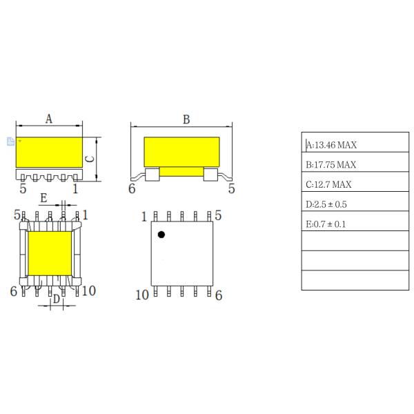 Dowis EP13 Shielded Power Inductor SMD EP Series