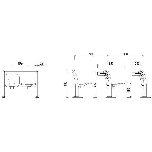 High Quality Cheap School Class Chairs ,Class Desks For Sales