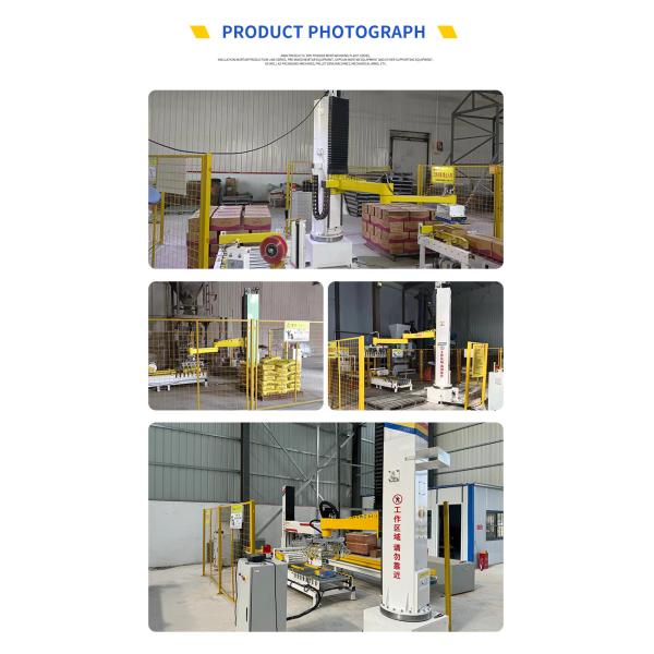 Small Robot Palletizer Automatic Column Type Palletizer Machine Carton Box Stacking Depalletizer Robot Single Column Robot Palletizer Arm Low Level
