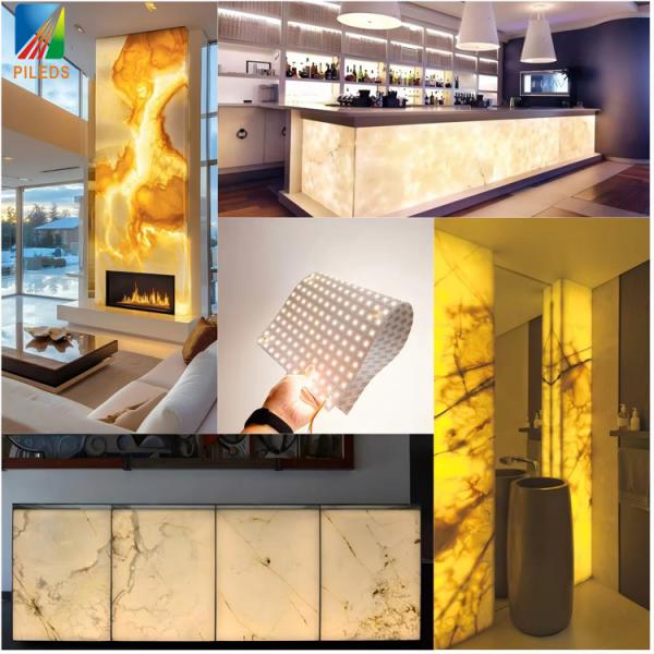36W Ultra Thin LED Sheet Panel High Density PMMA Acrylic Backlight for Stone