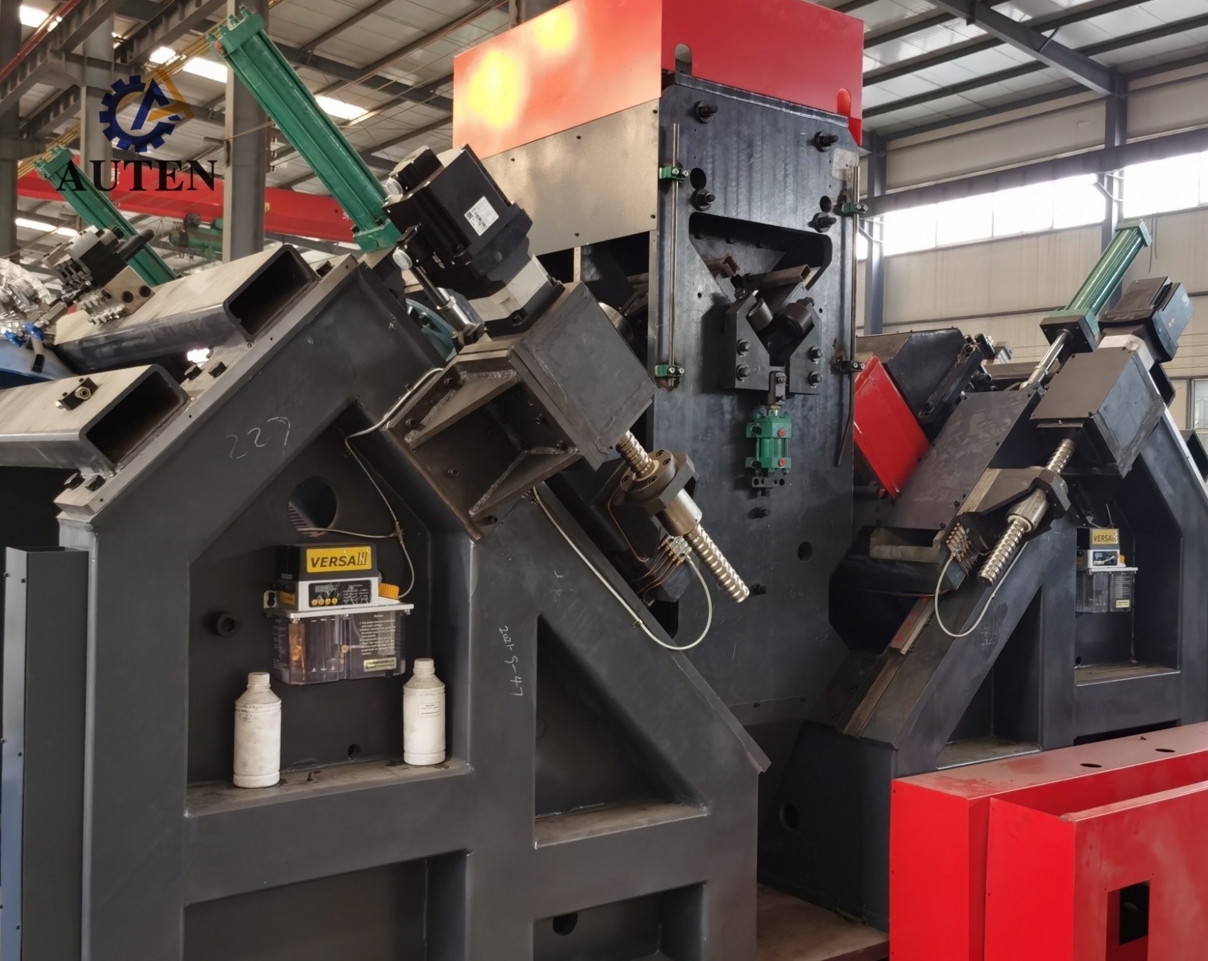 Premium CNC Angle Drilling And Marking Machine With Automatic Loading