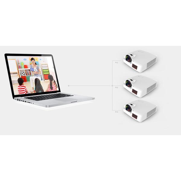 Educational Projector 4000 Lumens Short Throw Projector Corner Correction For School