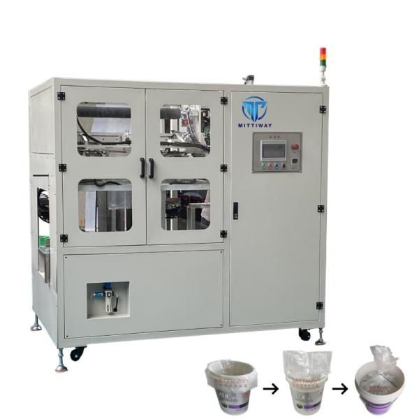 Small Automatic Bag Inserter Industry Food Poly Bag Packaging Machine