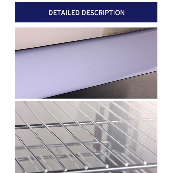 High Efficiency Cake Display Fridge / Electric Pastry Warmer Showcase