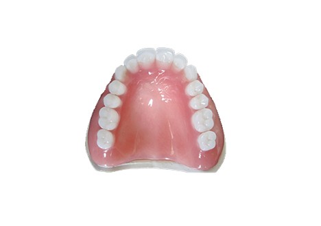 Removable All Acrylic Partial Denture Natural Looking Easy To Maintain