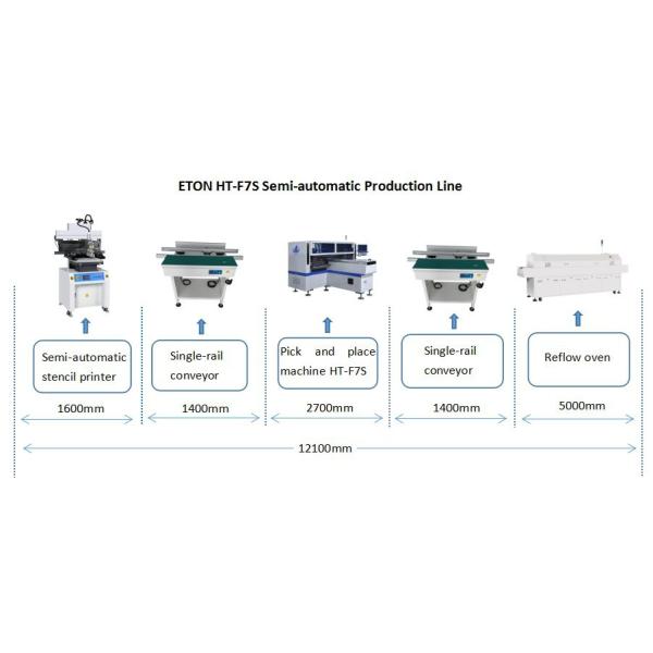 Led Tube PCB Processing machine HT-F7s high speed SMT Mounting Machine