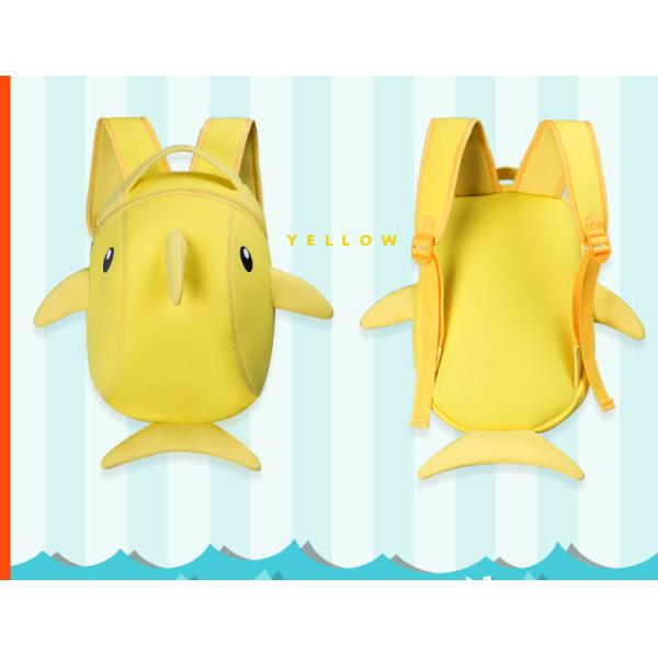Durable Double Shoulder Dolphin Backpack For Kids 100% Eco Friendly Material